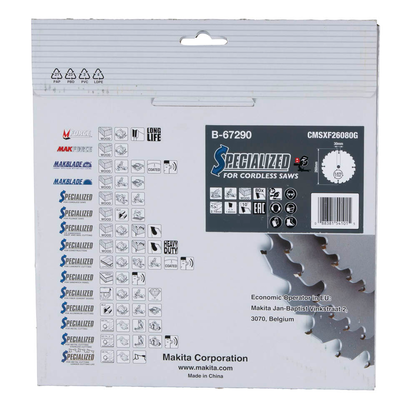 Artikelbild 5 für makita B-67290 EFFICUT Kreissägeblatt 260,0 mm, 80 Zähne, Artikelnummer 286486