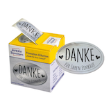Artikelbild 1 für AVERY Zweckform Aufkleber 3844 Danke für Ihren Einkauf 58,0 x 38,0 mm, 200 Etiketten, Artikelnummer 102394