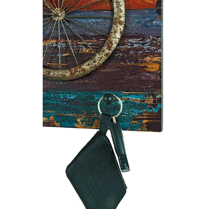 Artikelbild 3 für HAKU Möbel Wandgarderobe 89951 Motiv Holz 4 Haken 53,0 x 40,0 cm, Artikelnummer 553237