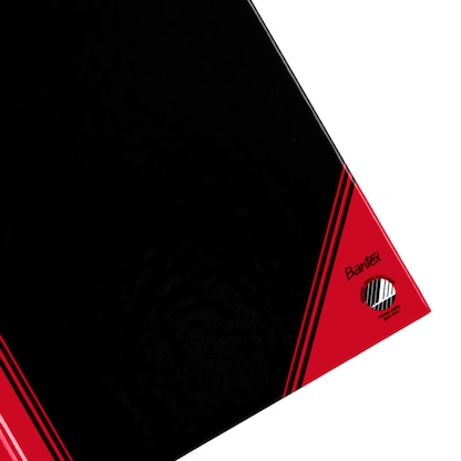 Artikelbild 5 für Bantex Notizbuch Chinakladde DIN A6 kariert, schwarz/rot Hardcover 192 Seiten, Artikelnummer 429528