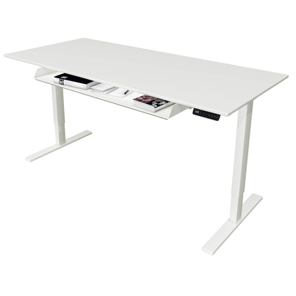 Artikelbild 4 für Kerkmann Move 3 elektrisch höhenverstellbarer Schreibtisch weiß rechteckig, T-Fuß-Gestell weiß 160,0 x 80,0 cm, Artikelnummer 574564