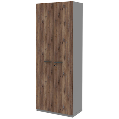 Artikelbild 7 für röhr Aktenschrank quantum, 180/D64/6120-85-R1 grau, eiche 5 Fachböden 80,0 x 41,9 x 220,5 cm, Artikelnummer 722233