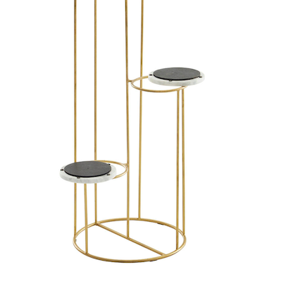 Artikelbild 3 für WOHNLING Pflanzenständer Metall gold rund 36,5 x 107,5 cm, Artikelnummer 166498