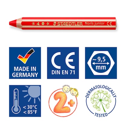 Artikelbild 8 für STAEDTLER Noris junior Buntstifte farbsortiert, 36 St., Artikelnummer 464239