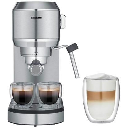 Artikelbild 2 für SEVERIN KA 5997 Newspresa Siebträgermaschine silber, Artikelnummer 558738