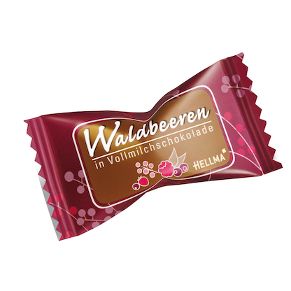 Artikelbild 2 für HELLMA Waldbeere in Vollmilchschokolade Schokofrüchte 380 St./581,4 g, Artikelnummer 510279