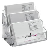 Artikelbild 1 für SIGEL Visitenkartenhalter glasklar, für pro Fach bis zu 70 Visitenkarten, Artikelnummer 248005