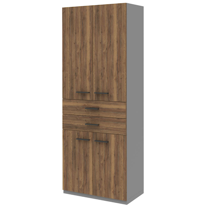 Artikelbild 8 für röhr Aktenschrank quantum, 180/D66/6120-85-R1 grau, eiche 3 Fachböden 80,0 x 41,9 x 220,5 cm, Artikelnummer 722252