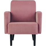 Artikelbild 1 für meet powered by PAPERFLOW Sessel LISBOA rosa schwarz Stoff, 1 St., Artikelnummer 851073
