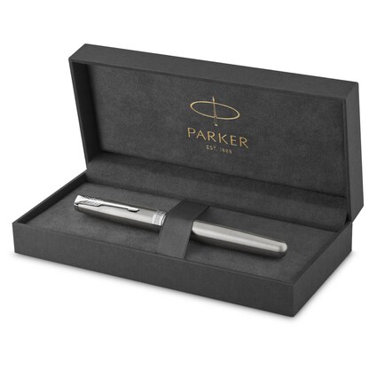 Artikelbild 2 für PARKER Sonnet Patronenfüller silber M (mittel), Artikelnummer 617686