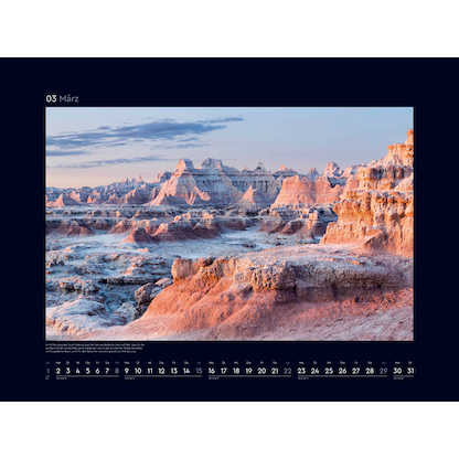 Artikelbild 4 für KUNTH Monats-Wandkalender Farben der Erde 2026, Artikelnummer 575698