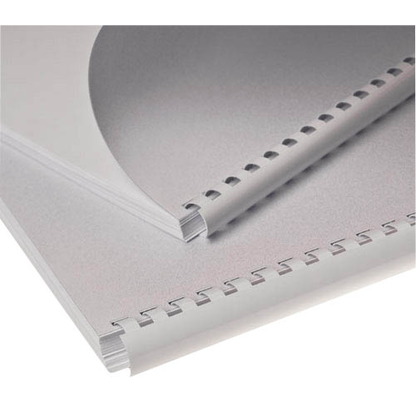 Artikelbild 4 für 100 Fellowes Kunststoffbinderücken weiß für 40 Blatt, Artikelnummer 829689