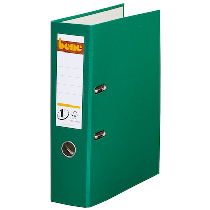 Artikelbild für bene No.1 Power Ordner grün Kunststoff 8,0 cm DIN A4, Artikelnummer 426205