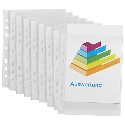 Artikelbild 2 für 100 Lands Prospekthüllen DIN A5 glasklar glatt 0,08 mm, Artikelnummer 202612