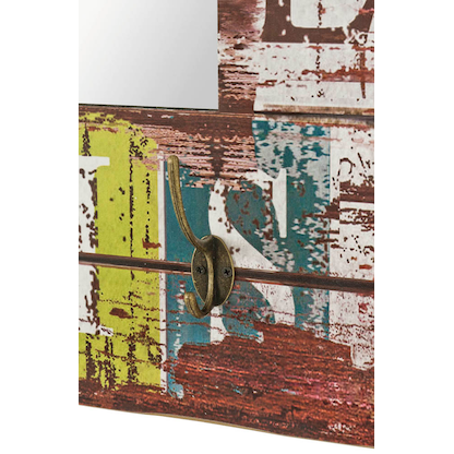 Artikelbild 3 für HAKU Möbel Wandgarderobe 89992 Motiv Holz 4 Haken 80,0 x 52,0 cm, Artikelnummer 553331