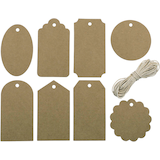 Artikelbild 1 für artoz Geschenkanhänger braun Hangtag Set Recycling 16 St., Artikelnummer 645842