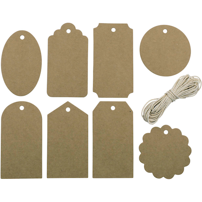 Artikelbild für artoz Geschenkanhänger braun Hangtag Set Recycling 16 St., Artikelnummer 645842