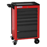 Artikelbild 1 für ADB Basic Werkstattwagen rot 7 Schubladen, Artikelnummer 204139