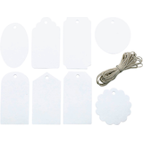 Artikelbild 1 für artoz Geschenkanhänger weiß Hangtag Set kraft 16 St., Artikelnummer 645851