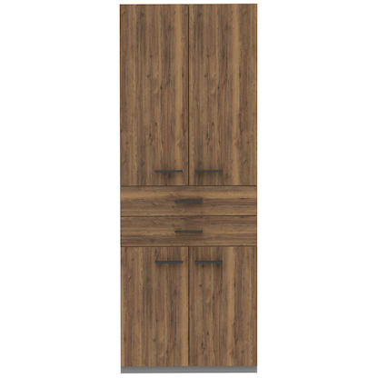 Artikelbild 9 für röhr Aktenschrank quantum, 180/D66/6120-85-R1 grau, eiche 3 Fachböden 80,0 x 41,9 x 220,5 cm, Artikelnummer 722252