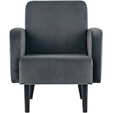 Artikelbild 1 für meet powered by PAPERFLOW Sessel LISBOA anthrazit schwarz Stoff, 1 St., Artikelnummer 851123