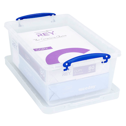 Artikelbild 5 für 5 Really Useful Box Aufbewahrungsboxen 5x 10,2 l transparent 40,5 x 26,0 x 16,0 cm, Artikelnummer 882347