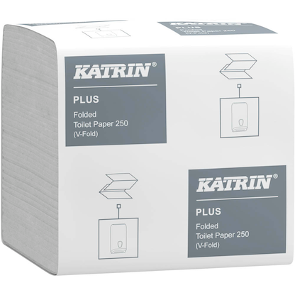 Artikelbild 2 für KATRIN Einzelblatt-Toilettenpapier PLUS 2-lagig, 10.000 Tücher, Artikelnummer 865521