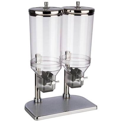 Artikelbild 3 für APS Müslispender Duo Fresh & Easy glänzend, silber 2 x 4,5 l, Artikelnummer 266659