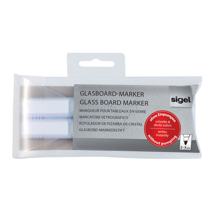 Artikelbild 2 für SIGEL artverum® Kreidemarker weiß 2,0 - 3,0 mm, 2 St., Artikelnummer 373326
