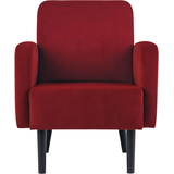 Artikelbild 1 für meet powered by PAPERFLOW Sessel LISBOA rot schwarz Stoff, 1 St., Artikelnummer 851133