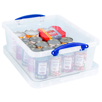 Artikelbild 5 für 3 Really Useful Box Aufbewahrungsboxen 3x 23,5 l transparent 50,0 x 39,5 x 19,5 cm, Artikelnummer 882351