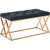 Artikelbild 1 für WOHNLING Sitzbank WL6.619 schwarz Stoff 90,0 cm, Artikelnummer 166159