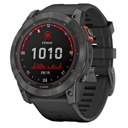 Artikelbild für GARMIN fēnix 7X Smartwatch schwarz, schiefergrau, Artikelnummer 457699