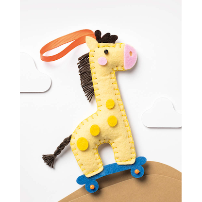 Artikelbild 4 für folia Nähset Mini Filzinies GIRAFFE gelb, Artikelnummer 692279