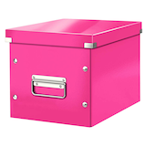 Artikelbild 1 für LEITZ Click & Store Aufbewahrungsbox 10,0 l pink 26,0 x 26,0 x 24,0 cm, Artikelnummer 523092