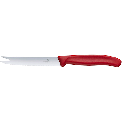 Artikelbild 18 für VICTORINOX Wurstmesser Swiss Classic silber, rot, Klinge: 11,0 cm, 1 St., Artikelnummer 258754