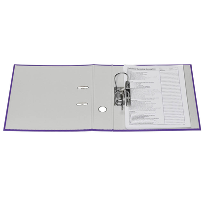 Artikelbild 6 für DONAU Klassik Ordner lila Karton 7,5 cm DIN A4, Artikelnummer 184135