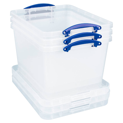 Artikelbild 5 für 3 Really Useful Box Aufbewahrungsboxen 3x 40,0 l transparent 50,0 x 39,5 x 31,5 cm, Artikelnummer 882367