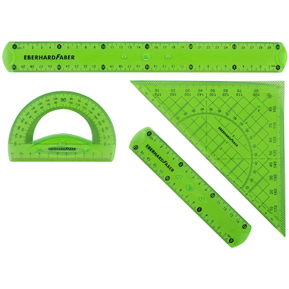 Artikelbild 5 für EBERHARD FABER Geometrie-/Zeichenset grün, Artikelnummer 709024