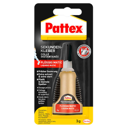 Artikelbild 21 für Pattex Sekundenkleber 3,0 g, Artikelnummer 103372