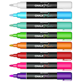 Artikelbild 1 für ALLboards Kreidemarker-Set farbsortiert 6,0 mm, 8 St., Artikelnummer 503328