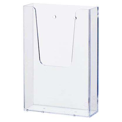 Artikelbild für helit Wandprospekthalter transparent 1/3 DIN A4, Artikelnummer 325105