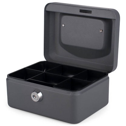 Artikelbild 2 für pavo Geldkassette 8011780 Größe 1 grau, Artikelnummer 397310