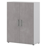 Artikelbild 1 für röhr Aktenschrank direct.office, 859B331000 beton, weiß 2 Fachböden 80,0 x 33,5 x 107,2 cm, Artikelnummer 461018