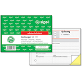 Artikelbild 1 für SIGEL Quittung mit MwSt. separat ausgewiesen, mit fortlaufenden Nummern Formularbuch SD121, Artikelnummer 855163