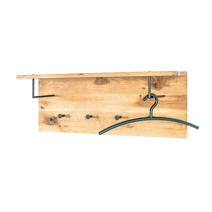 Artikelbild 3 für HAKU Möbel Wandgarderobe 22359 braun Holz 4 Haken 80,0 x 30,0 cm, Artikelnummer 551851