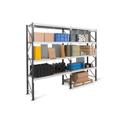 Artikelbild 19 für Manorga Schwerlast-Weitspannregal EPSIVOL ARZ2515804DAOM014 lichtgrau, graphitgrau 150,0 x 80,0 x 250,0 cm, Artikelnummer 884714