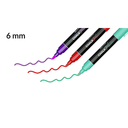 Artikelbild 2 für ALLboards Kreidemarker-Set farbsortiert 6,0 mm, 8 St., Artikelnummer 503328