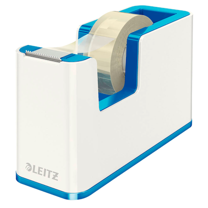 Artikelbild für AKTION: LEITZ Tischabroller WOW Duo Colour perlweiß/blau mit Prämie nach Registrierung, Artikelnummer 311023