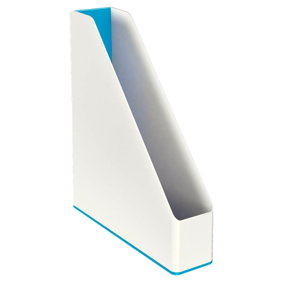 Artikelbild 2 für AKTION: LEITZ Stehsammler WOW Duo Colour 53621036 perlweiß/blau Kunststoff, DIN A4 mit Prämie nach Registrierung, Artikelnummer 313546
